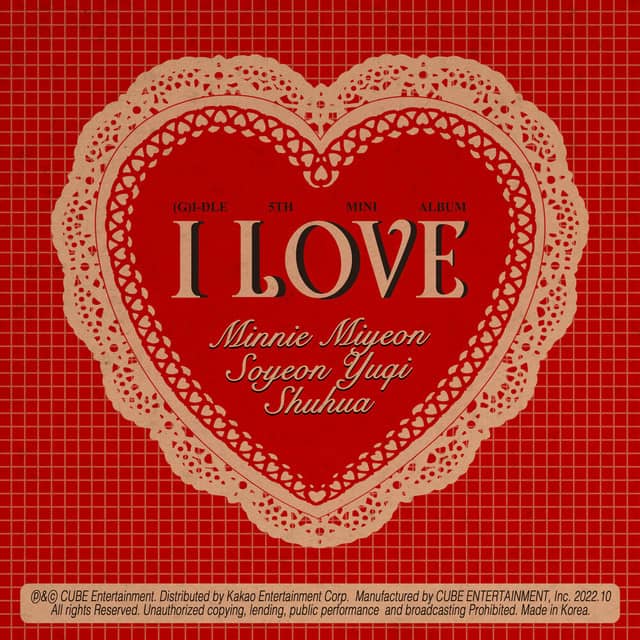 دانلود مینی آلبوم من عاشقم (I Love) از جی آیدل (GI-DLE)